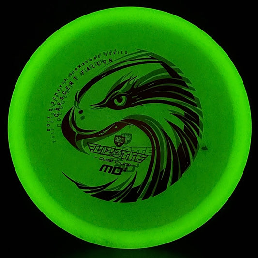 Glow C-Line MD4 Penned - Crescent Falcon Double Stamp F2 Discmania