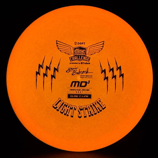 Glow C-Line MD3 - Light Strike - Gavin Babcock Signature Series DCF Discmania