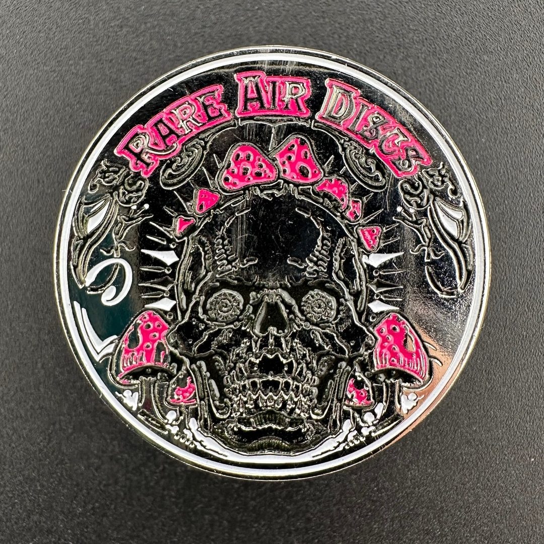 Crushin' Amanitas Pin 2 Color Options Rare Air Discs