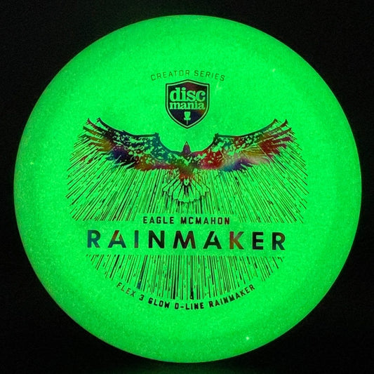 Glow D-Line Flex 3 Rainmaker - Eagle McMahon Creator Series *Colten Stash* Discmania