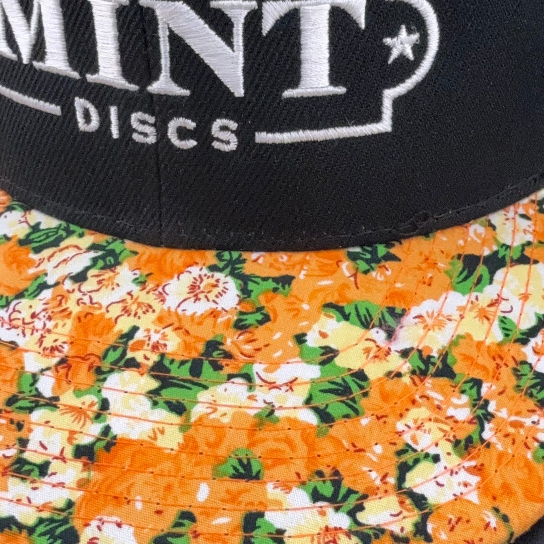 Flat Bill Snapback Hat - Fancy Print - Mint Discs MINT Discs
