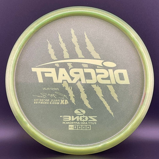 Z Zone First Run - Paul McBeth 4X Claws World Champion - Metallic Avocado Discraft