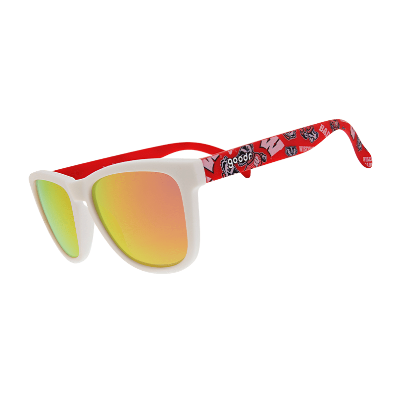 Bucky Vision Wisconsin Collegiate OG Polarized Sunglasses – Rare Air Discs