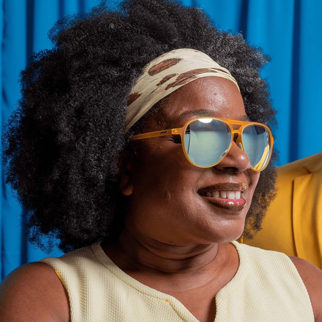 "Cheesy Flight Attendant" MACH G Polarized Sunglasses Goodr