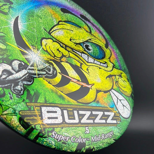 ESP SuperColor Full Foil Buzzz - Holo Green Chains Bee Discraft