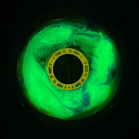 Custom Glow Resin Mini - Wooden Rim and Spinner! Wiser Hyzer