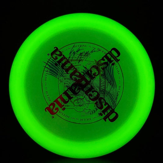 Glow C-Line PD2 Penned - Rare Triple Stamp - Eagle Black Ink, Ritual Discmania