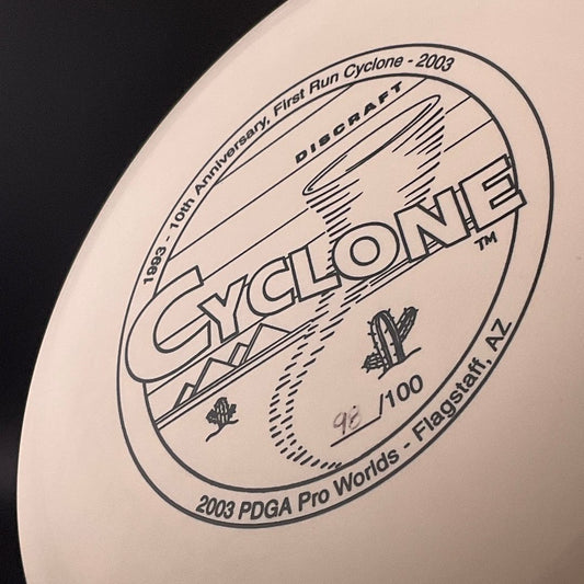 Elite X Cyclone - 2003 Pro Worlds - 10th Anniversary First Run *Speedy Vault* Discraft