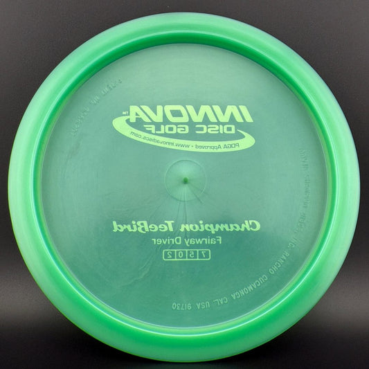 Champion Teebird - Patent Numbers - Flat, Gummy & Lightweight Innova