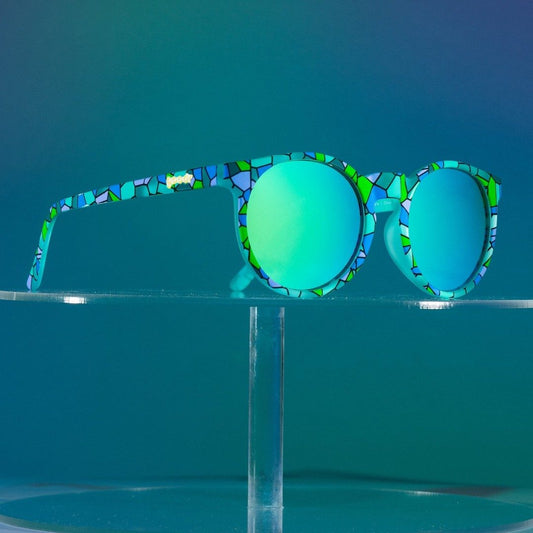 "Moody Mosaic Musings” Limited Circle G Polarized Sunglasses Goodr