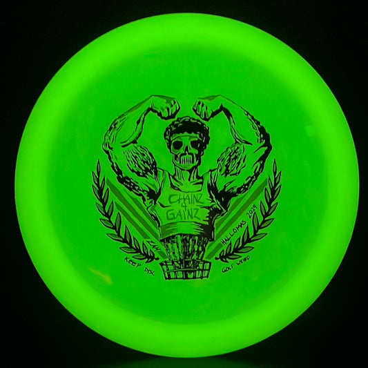 Nocturnal Phoenix - "Chains 4 Gains" by ZAM Keep Disc Golf Weird MINT Discs