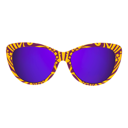 "Don't Ask How I Got These" Mardi Gras Glam G Polarized Sunglasses Goodr