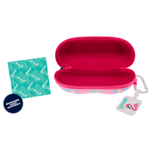 "We Made A Good Case” Sunglasses Case with Carabiner Goodr