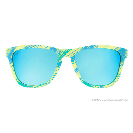 "Lime-A-Palooza" UV Activated Crayola OG Polarized Sunglasses Goodr