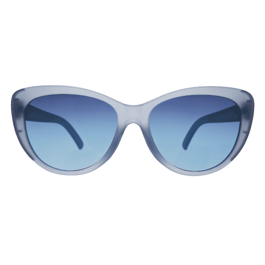 "Spin Me In Sapphire" Glam G Polarized Sunglasses Goodr