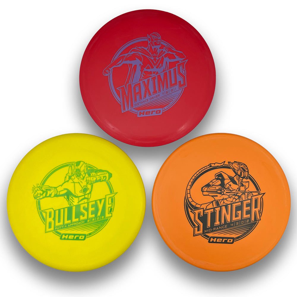 Hero Disc Golf Starter Set - 3 Discs Innova