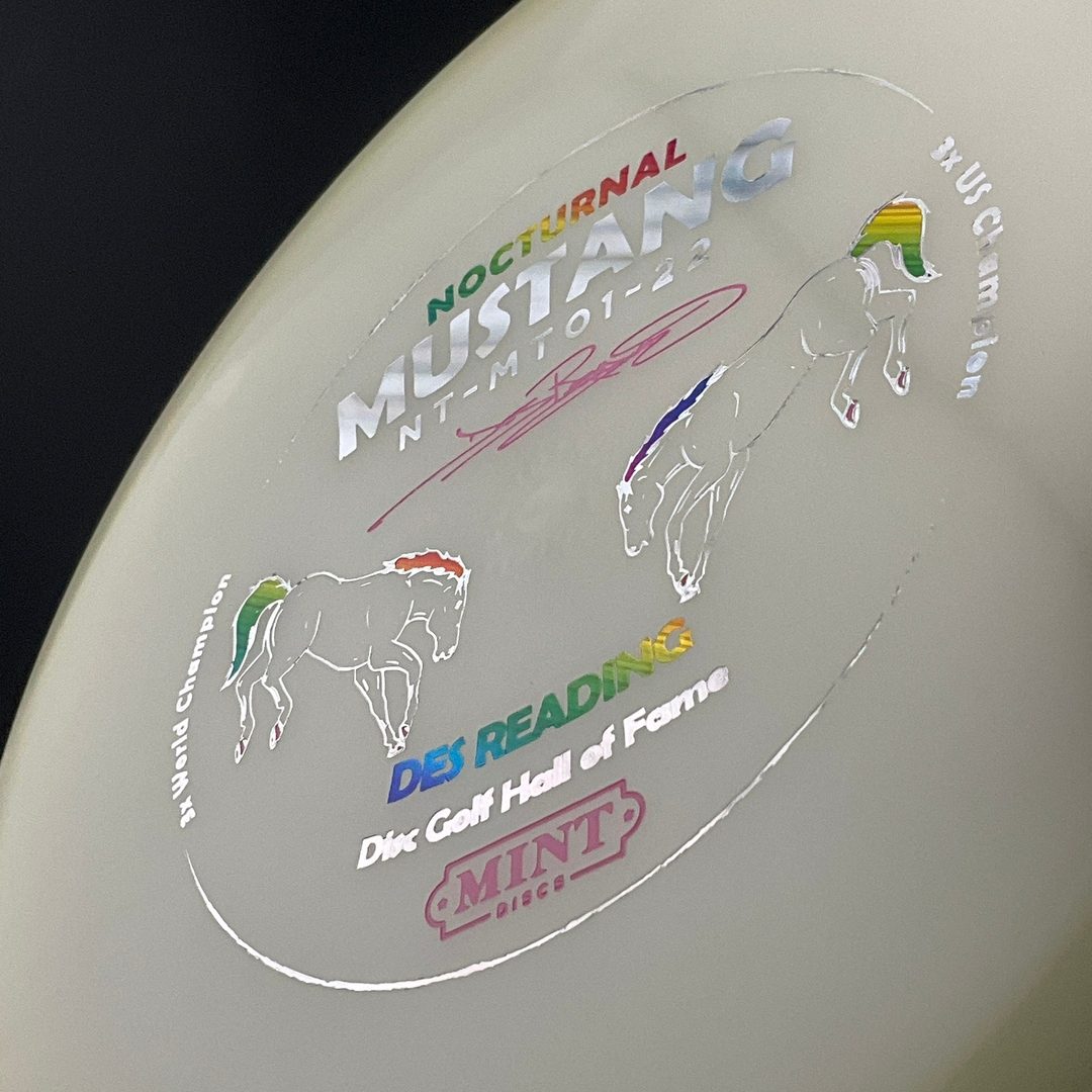 Nocturnal Mustang - First Run Glow - 2022 Des Reading Hall of Fame MINT Discs