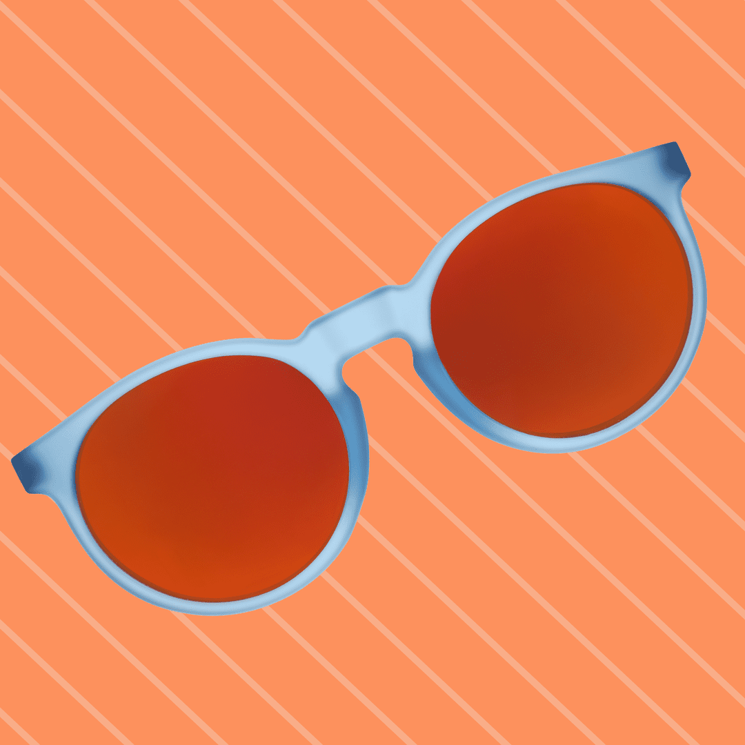 "VHS Soul In A 4K World" Limited Circle G Polarized Sunglasses Goodr