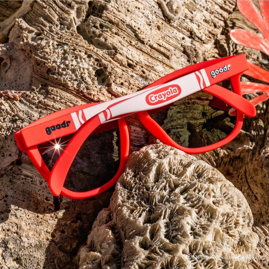 "Coral Reef" Limited Crayola OG Polarized Sunglasses Goodr
