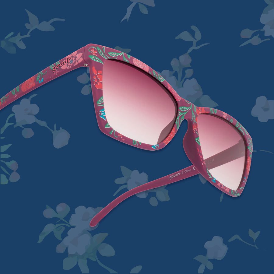 "Fuchsia Fields Forever" Polarized Pop G Sunglasses Goodr