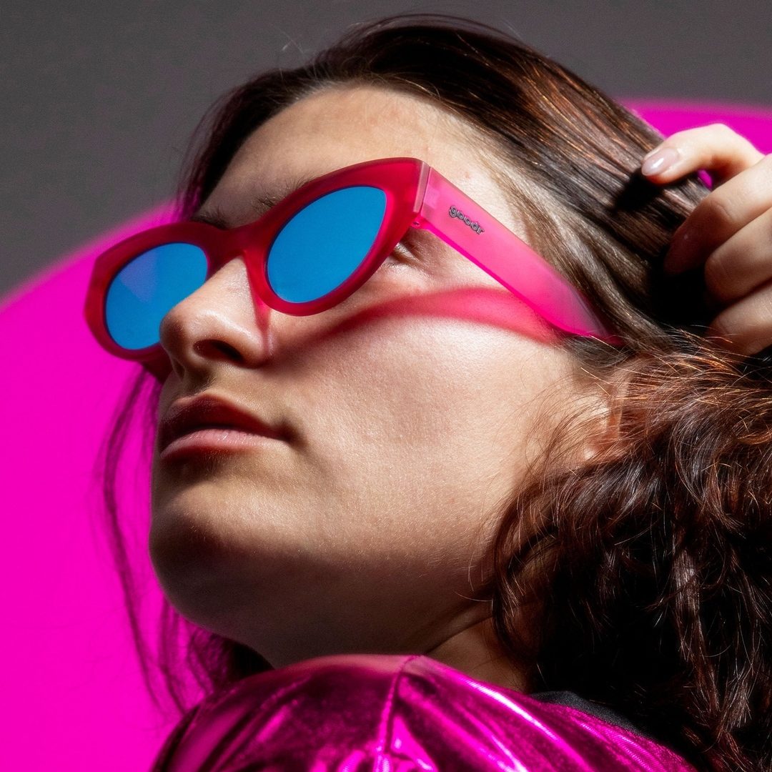 "Once In A Pink Moon” Moon G Polarized Sunglasses Goodr