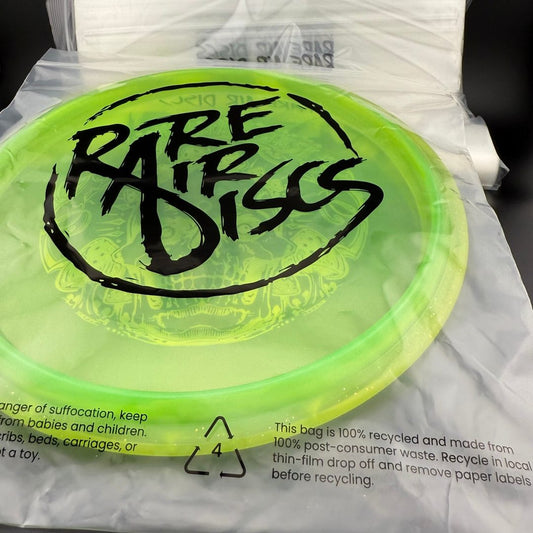 Clear Disc Storage Bags *100% Recycled - 2mil 9"x9" - RAD! Accessories