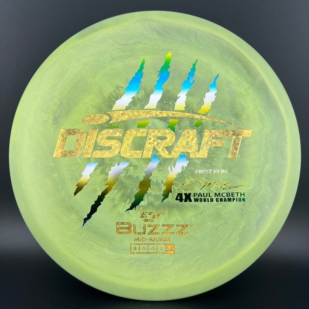 RARE top Super Swirly Discraft Paul McBeth 5x Claw Buzzz