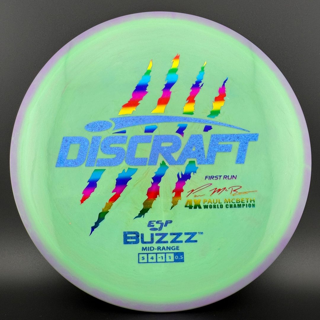 Swirly ESP Buzzz (First Run) - Paul McBeth 4x Claws - HULK – Rare
