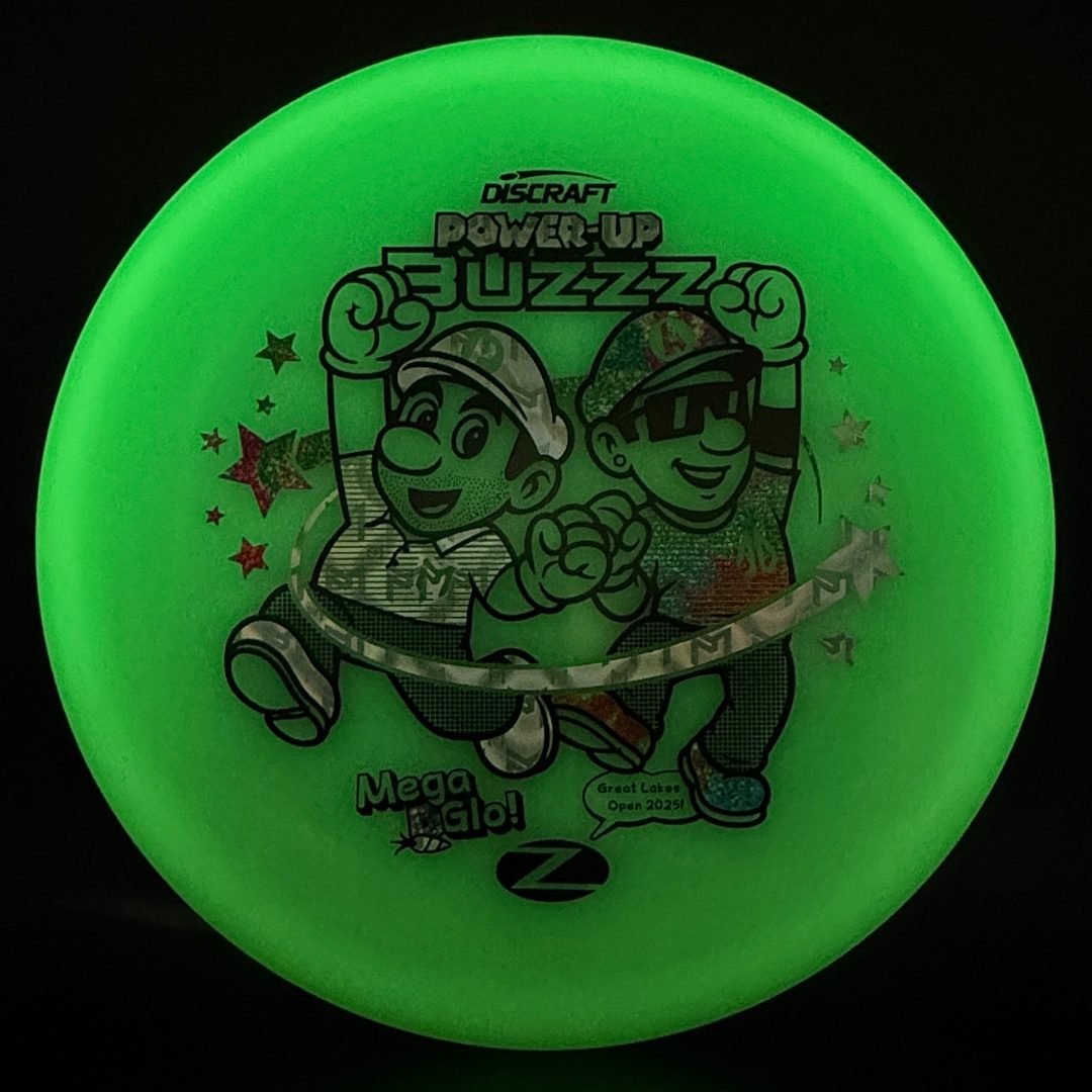 Mega Glo Buzzz - Power-Up - Paul McBeth & Anthony Barela Collab Discraft
