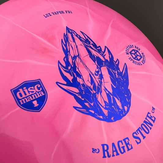 Lux Vapor FD1 First Run - "Rage Stone" MB '23 - 303 Open Bottom Stamp Discmania