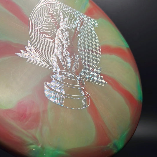 Sublime Swirl Mustang - "Portrait of a Knight" - UV Foil Bottom Stamp MINT Discs