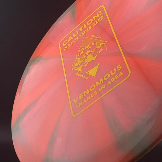 Swirly Apex Diamondback - 2022 First Run - Caution Venomous Snakes! MINT Discs