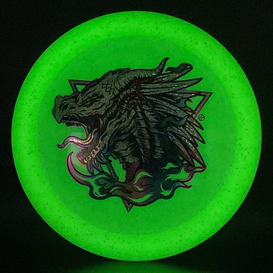 Metal Flake Glow Aztec X-Out - Horned Dragon Infinite Discs