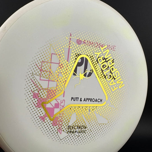 Firm Electron Pixel - White - Gyropalooza 2025 - Rare Pink Foil Misprint Axiom