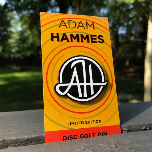 Adam Hammes Pin - Locking Metal Backer Disc Golf Pins