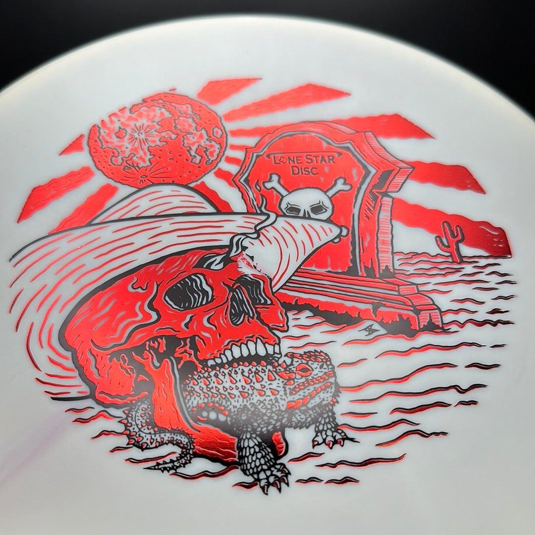 Alpha Horny Toad - First Run - Art by Ripper Studios Lone Star Discs