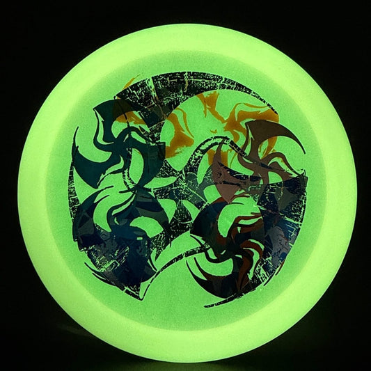 Color Glow C-Line PD - Multi Stamp Tri-Fly Huk Lab *Warehouse Stash* Discmania