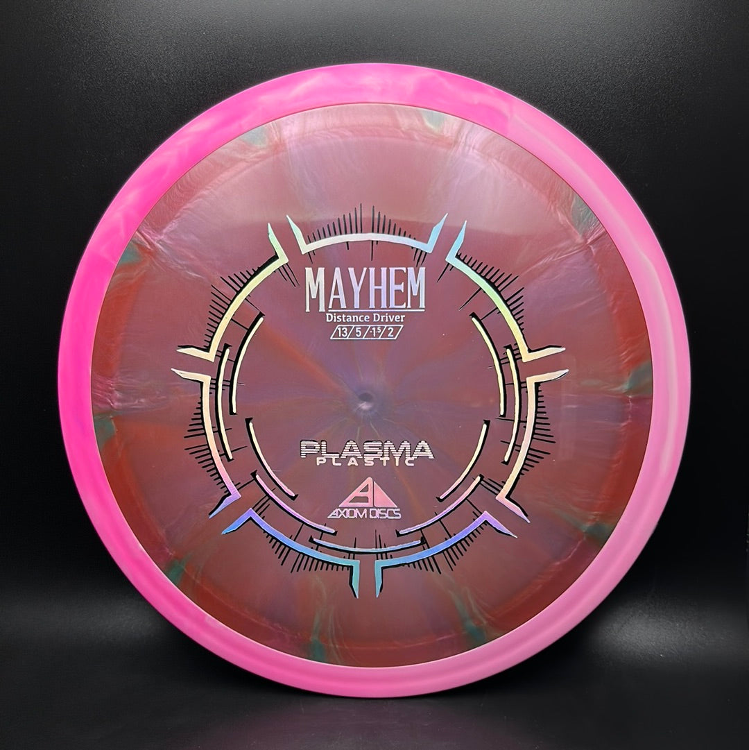 Axiom Plasma Mayhem  Mayhem, Disc golf store, Frisbee golf discs