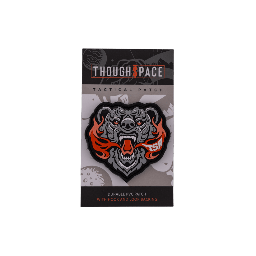 Elevated 3" PVC Patch Hook N Loop Backside TSA