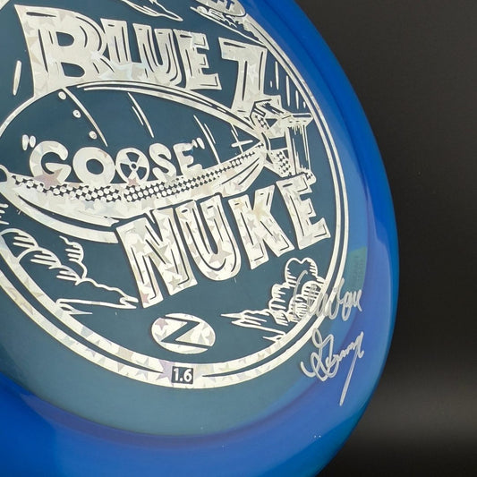Z Nuke - Blue Bomber - Aaron Gossage "Goose" Autographed Discraft