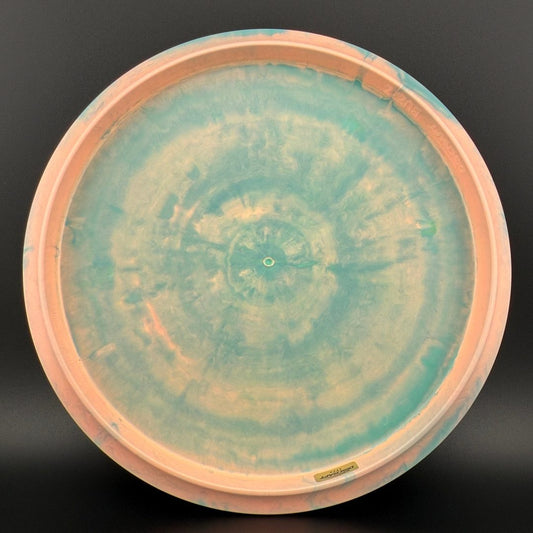 Swirly ESP Buzzz First Run - Paul McBeth 4x Claws - Teal Salmon Discraft