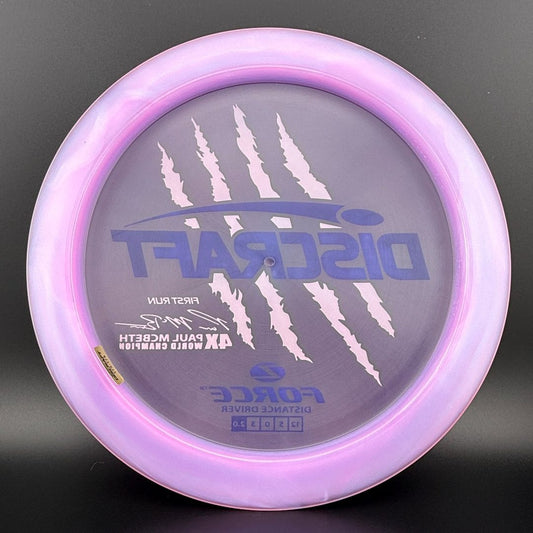 Z Force First Run - 4x Paul McBeth Claws - Blurple Discraft