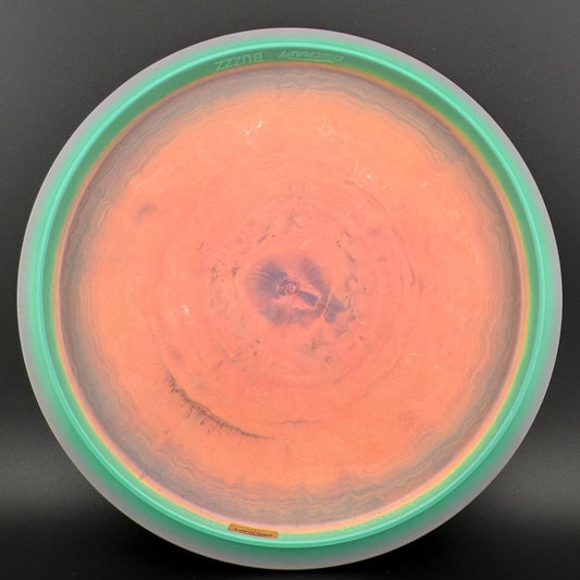 Swirly ESP Buzzz First Run - Paul McBeth 4x Claws - Salmon Grape Discraft