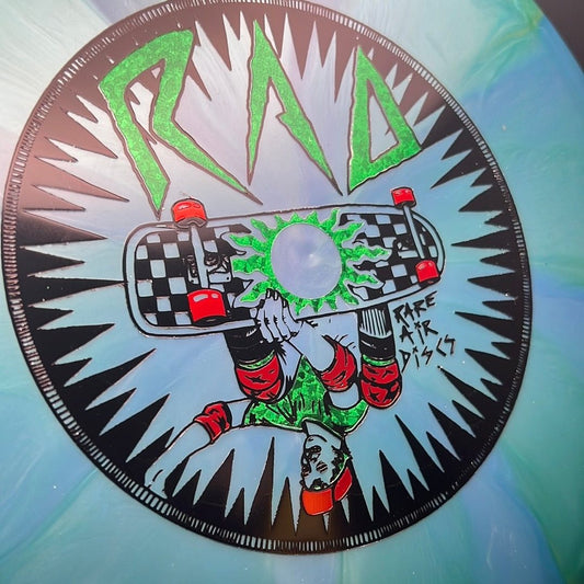 Swirly Sublime Mustang - Custom "RAD Shredder" Triple Foil MINT Discs