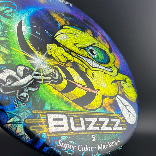 ESP SuperColor Full Foil Buzzz - Holo Blue Chains Bee Discraft