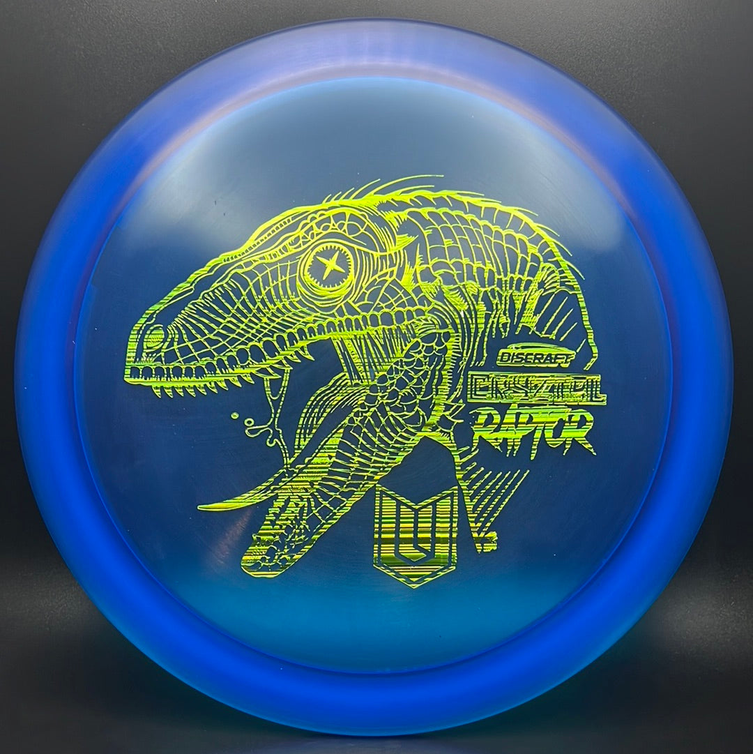 NEW 2024 Discraft Uli CryZtal RAPTOR, Disc Golf - Fairway Driver - Limited Run 173-4g