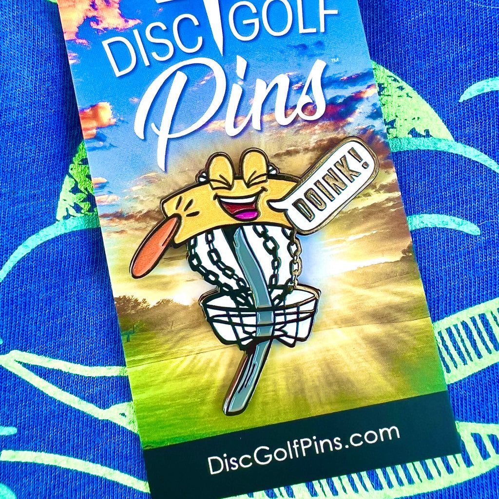 DOINK! Pin - Metal Butterfly Disc Golf Pins
