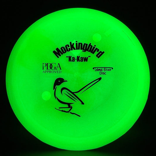 Translucent Bravo Glow Mockingbird - Old Run Embossed LSM Lone Star Discs