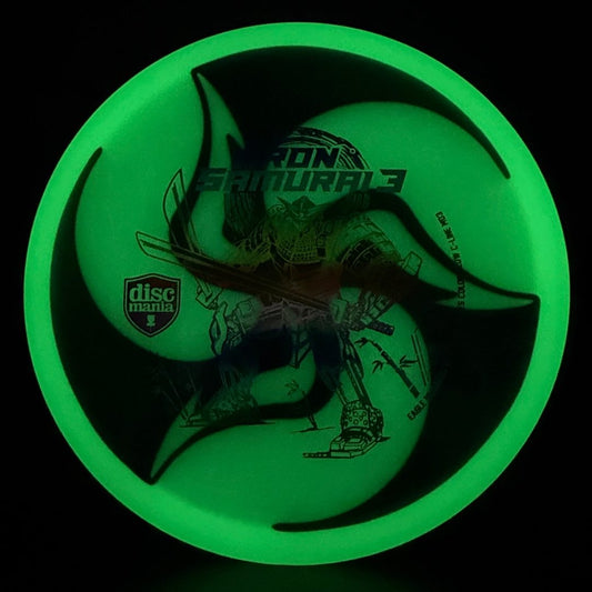 Clear Glow C-Line MD3 - Iron Samurai 3 - Offical Huk Tri Fly Dyed Discmania