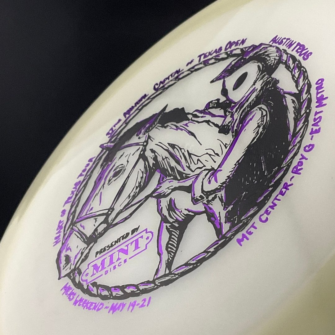 Nocturnal Longhorn - Second Run Glow - 2023 32nd Annual Capital of Texas Open MINT Discs